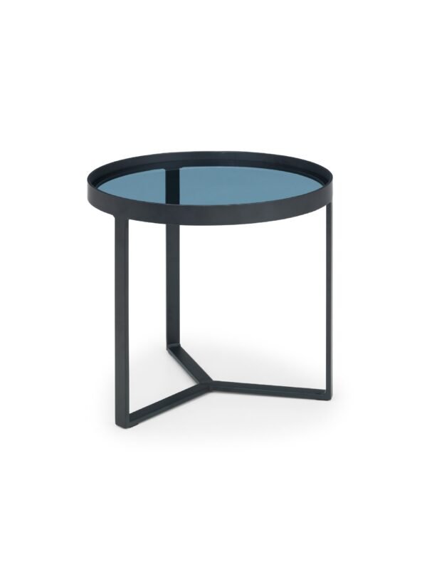 Loft Lamp Table - Smoked Glass - Image 2