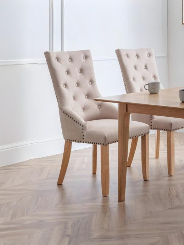 Set Of 2 Loire Button Back Chairs - Image 2