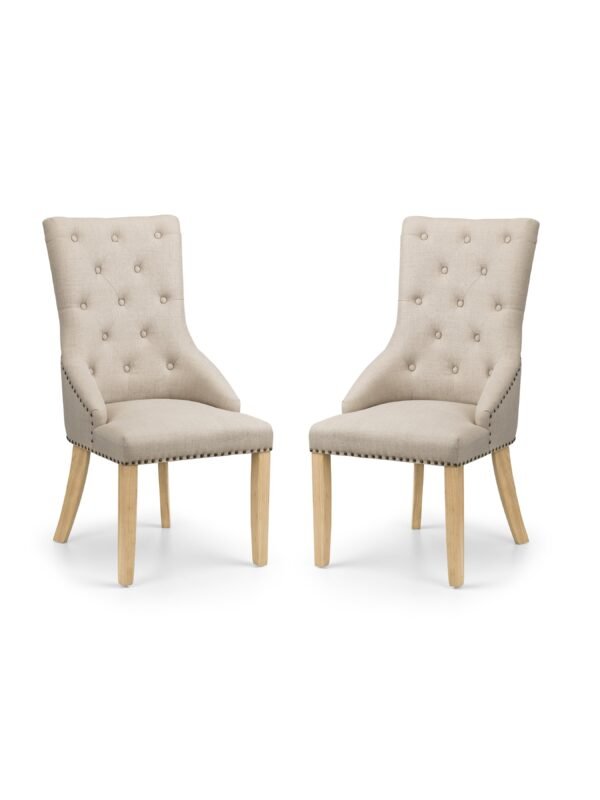 Set Of 2 Loire Button Back Chairs - Image 3