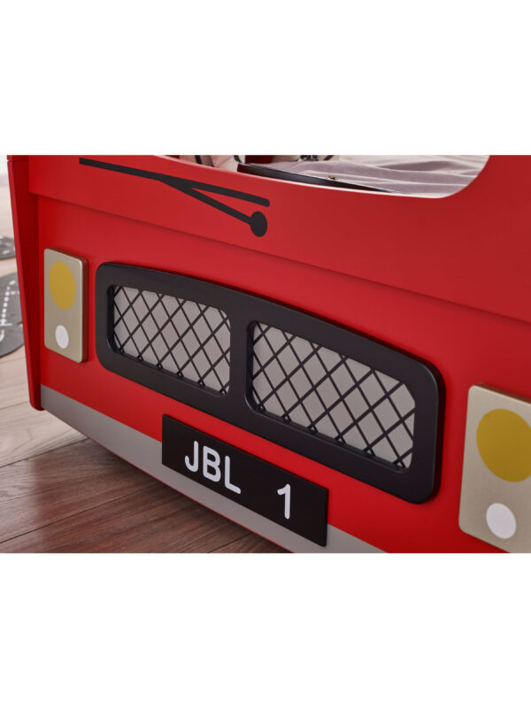 London Bus 90cm Single Red Bunk Bed - Image 6