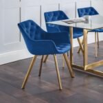 Set Of 2 Lorenzo Dining Chairs – Blue