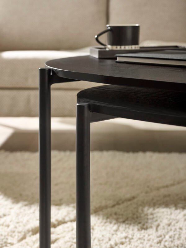 Lorette Teardrop Nest of 2 Coffee Tables - Image 7