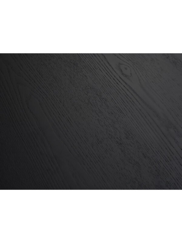 Louis Fluted Extending Dining Table - Black - Image 10