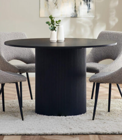 Louis Fluted Round 4 Seater Dining Table