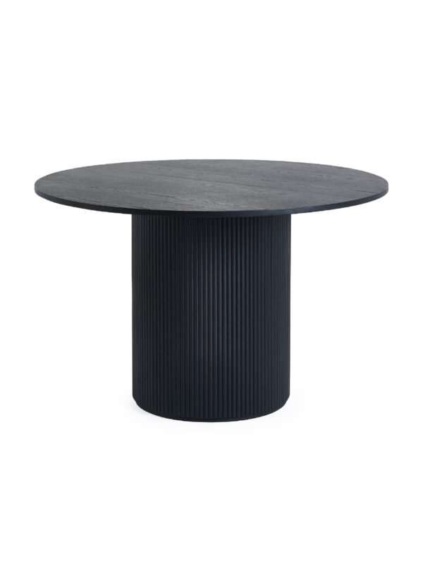 Louis Fluted Round 4 Seater Dining Table - Image 2