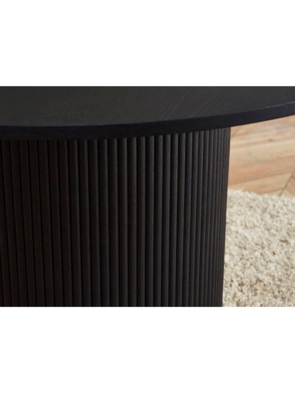 Louis Fluted Round 4 Seater Dining Table - Image 6