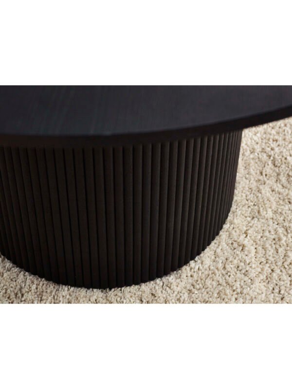 Louis Fluted Round 4 Seater Dining Table - Image 7