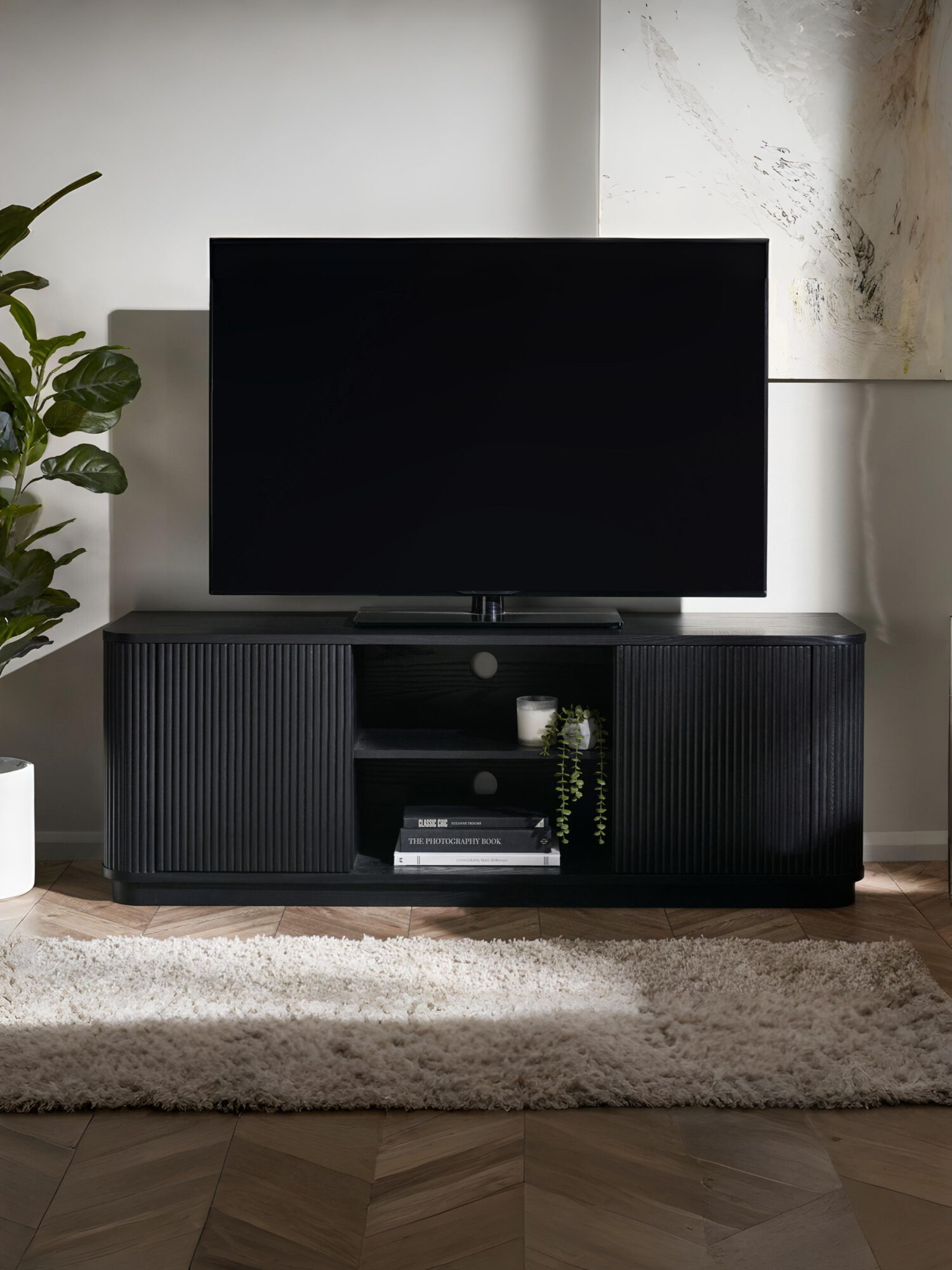 LOU010_1 Louis Fluted TV Unit - Image 1