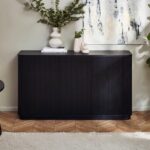 Louis Fluted Sideboard - Black