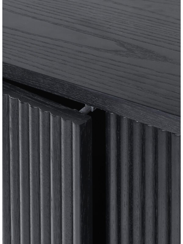 Louis Fluted Sideboard - Black - Image 5