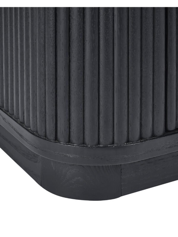 Louis Fluted Sideboard - Black - Image 7