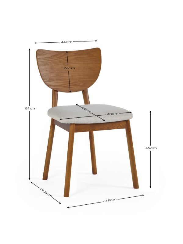 Set Of 2 Lowry Dining Chairs - Image 8