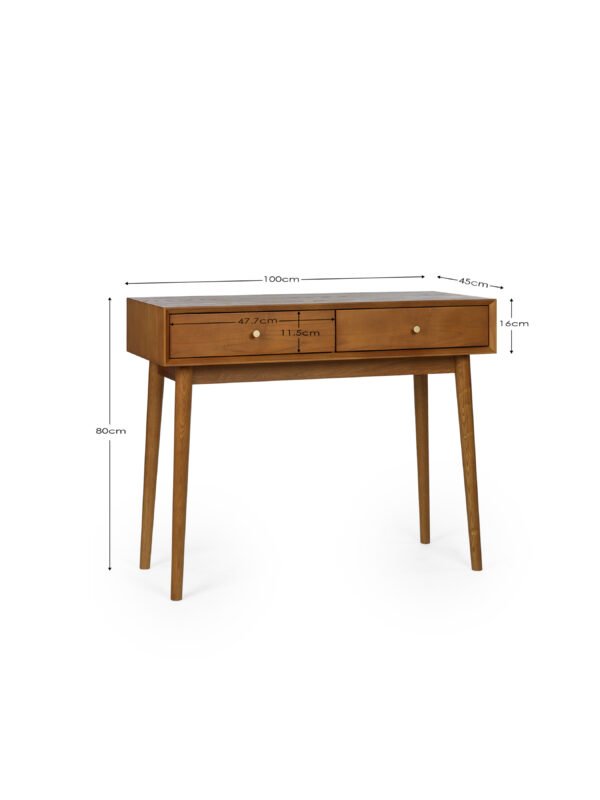 Lowry Writing Desk With 2 Drawers - Image 8