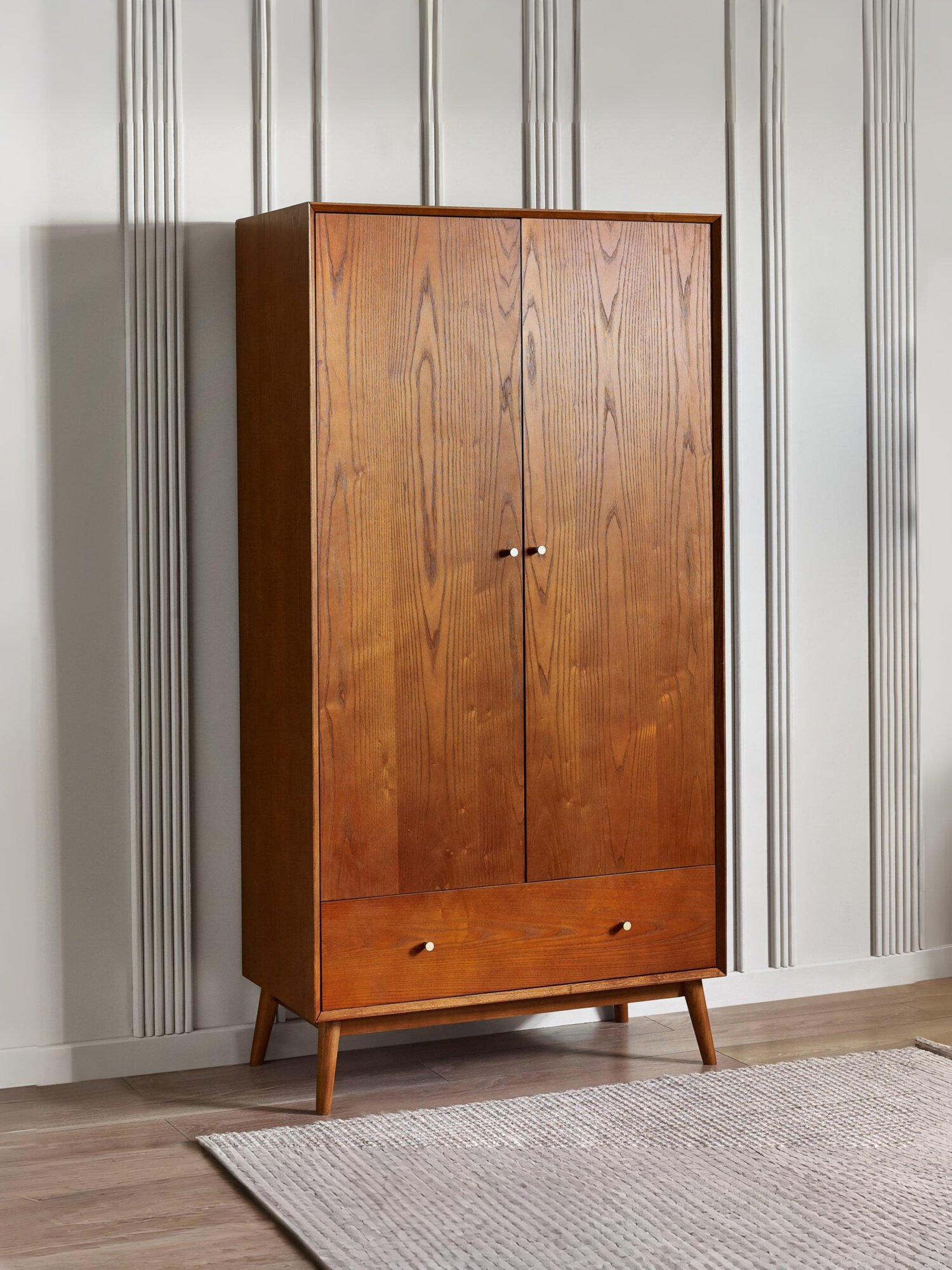 LOW055_1 Lowry 2 Door 1 Drawer Wardrobe