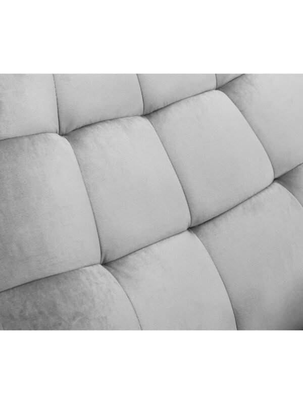 Lucerne Velvet Chair - Grey - Image 4
