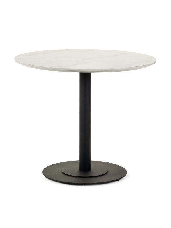 Luca Round Pedestal 4 Seater Dining Table - Image 2