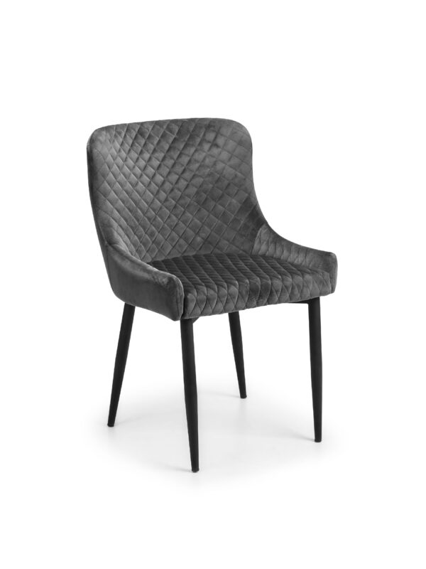 Luxe Diamond Quilted Upholstered Dining Chair (Set of 2) - Image 4
