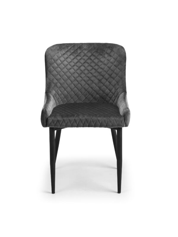 Luxe Diamond Quilted Upholstered Dining Chair (Set of 2) - Image 5