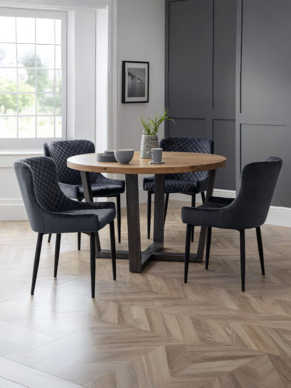 Luxe Diamond Quilted Upholstered Dining Chair (Set of 2) - Image 8