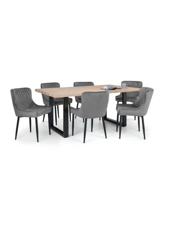 Luxe Diamond Quilted Upholstered Dining Chair (Set of 2) - Image 9