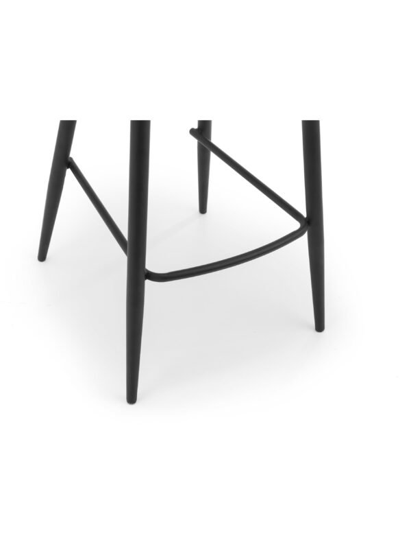 Luxe Diamond Quilted Upholstered Bar Stool - Image 5