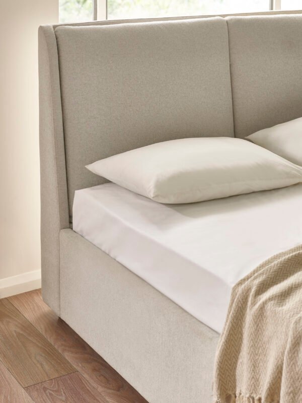 Maddock Beige Upholstered Ottoman Storage Bed - Image 13