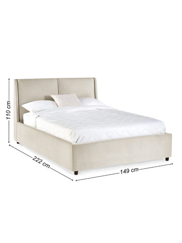 Maddock Beige Upholstered Ottoman Storage Bed - Image 14