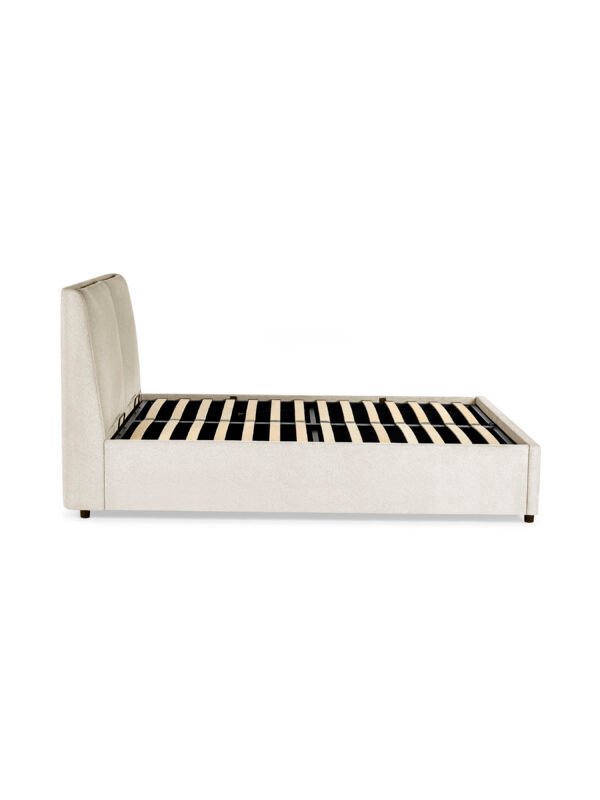 Maddock Beige Upholstered Ottoman Storage Bed - Image 15