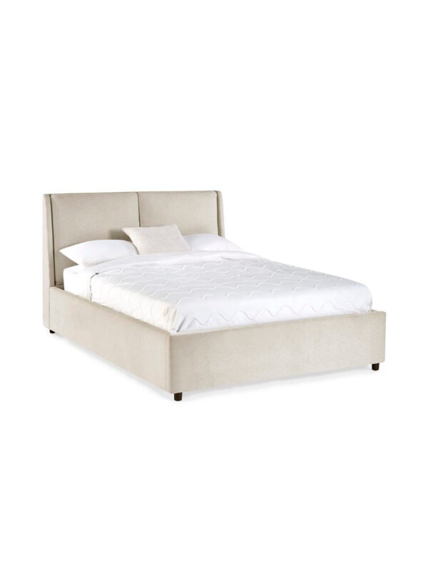 Maddock Beige Upholstered Ottoman Storage Bed - Image 5