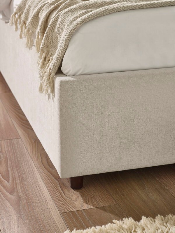 Maddock Beige Upholstered Ottoman Storage Bed - Image 8