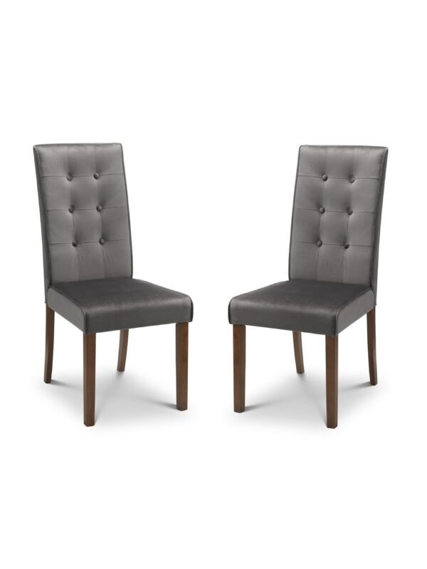Set Of 2 Madrid Velvet Dining Chairs - Image 2