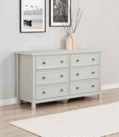 Maine 6 Drawer Wide Chest