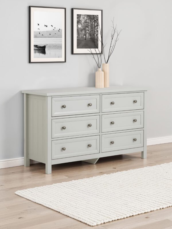 Maine 6 Drawer Wide Chest