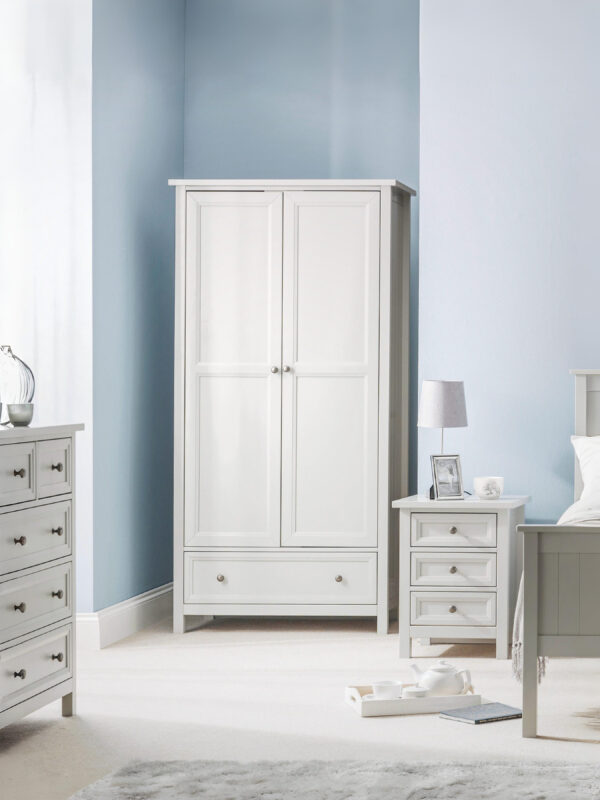 Maine 2 Door 1 Drawer Wardrobe