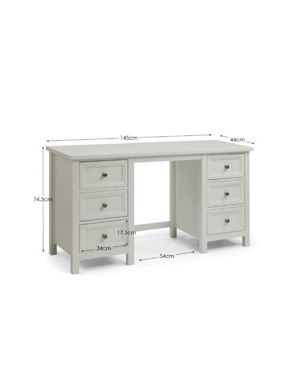 Maine 6 Drawer Dressing Table - Image 8