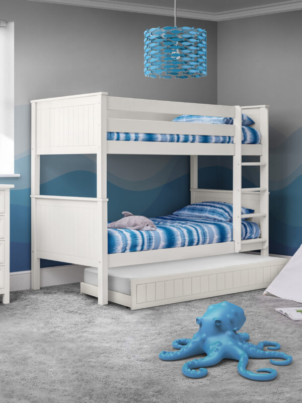 Maine Convertible Bunk Bed - Surf White