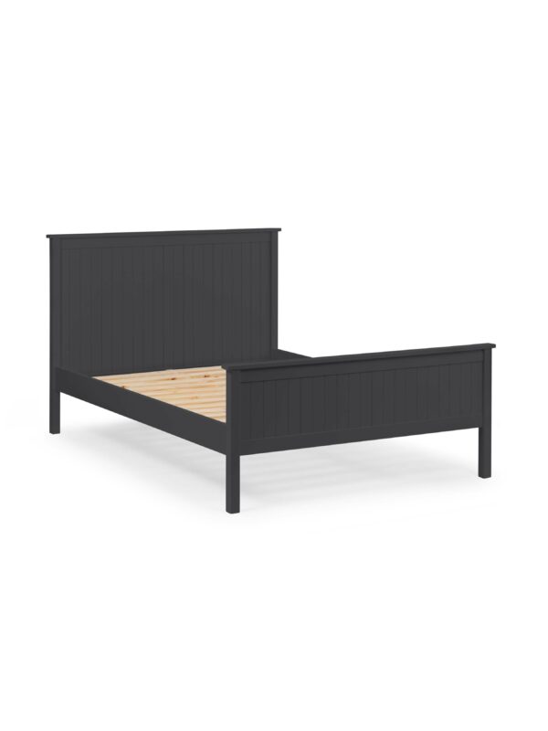 Maine 90cm Single Anthracite Black Bed - Image 5