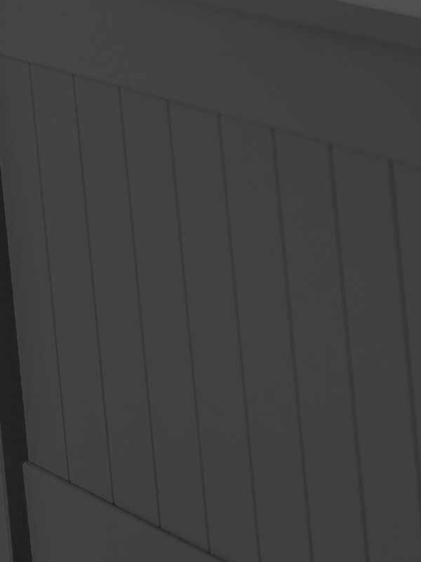 Maine 90cm Single Anthracite Black Bed - Image 7