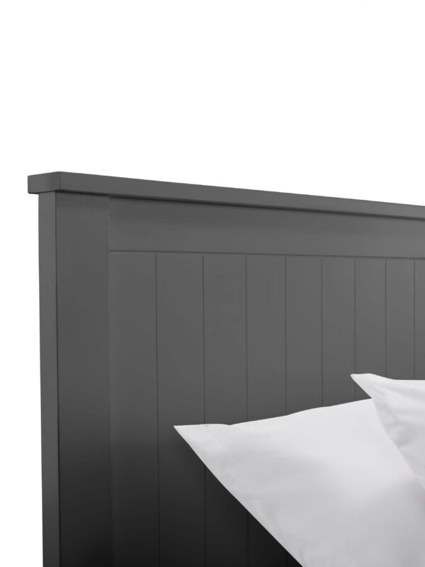 Maine 90cm Single Anthracite Black Bed - Image 8