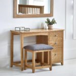 Mallory Single Dressing Table and Stool