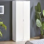 Manhattan 2 Door Wardrobe – High Gloss White