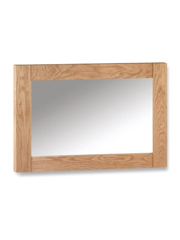 Marlborough Rectangular Wall Mirror - Oak - Image 2
