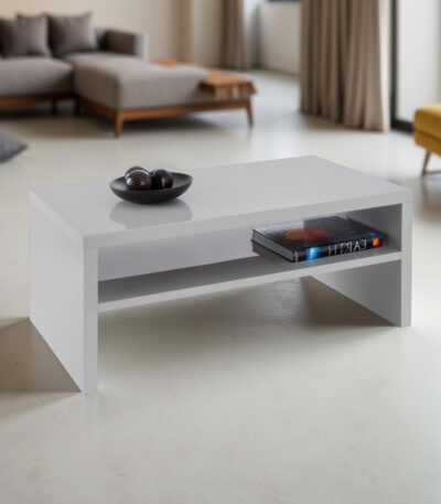 Metro High Gloss Coffee Table Grey
