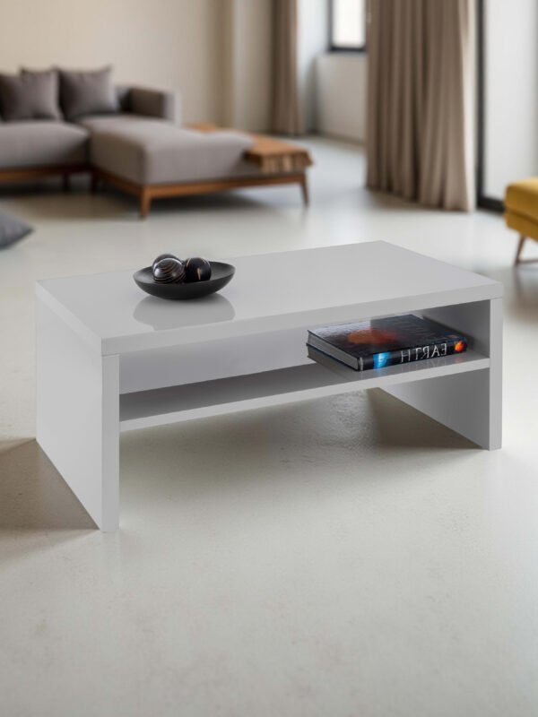 Metro High Gloss Coffee Table Grey