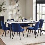 Miami Rectangular Stone Top 4-6 Seater Dining Table