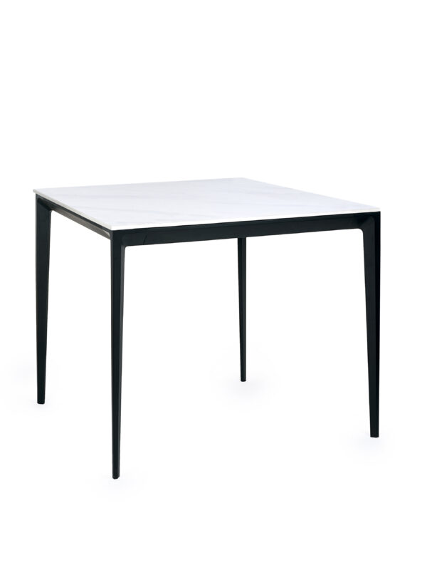 Miami Square Stone Top 4 Seater Dining Table - Image 2