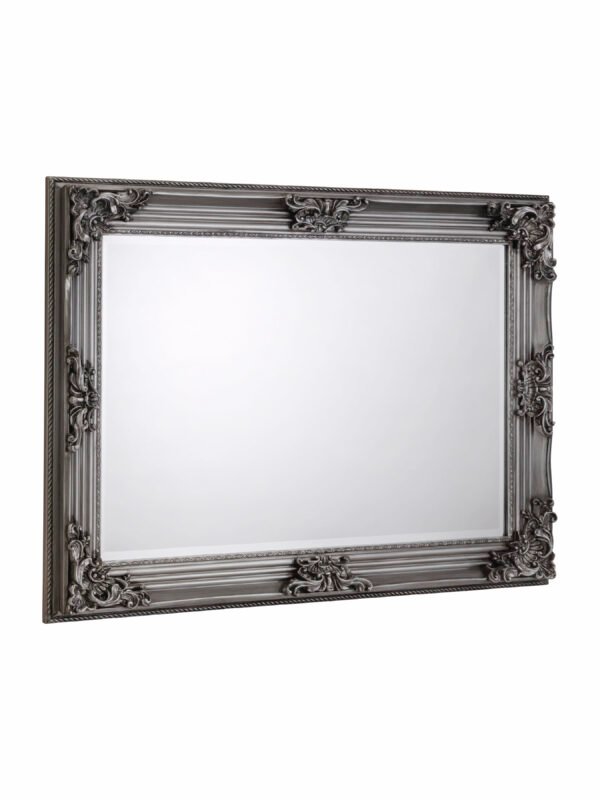 Rococo Pewter Wall Mirror - Image 2