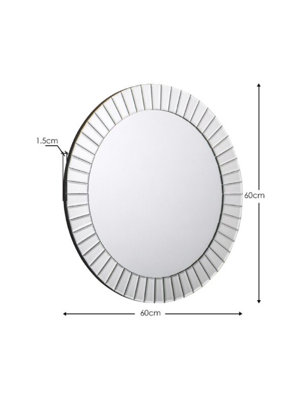 Sonata Small Round Wall Mirror - Image 3