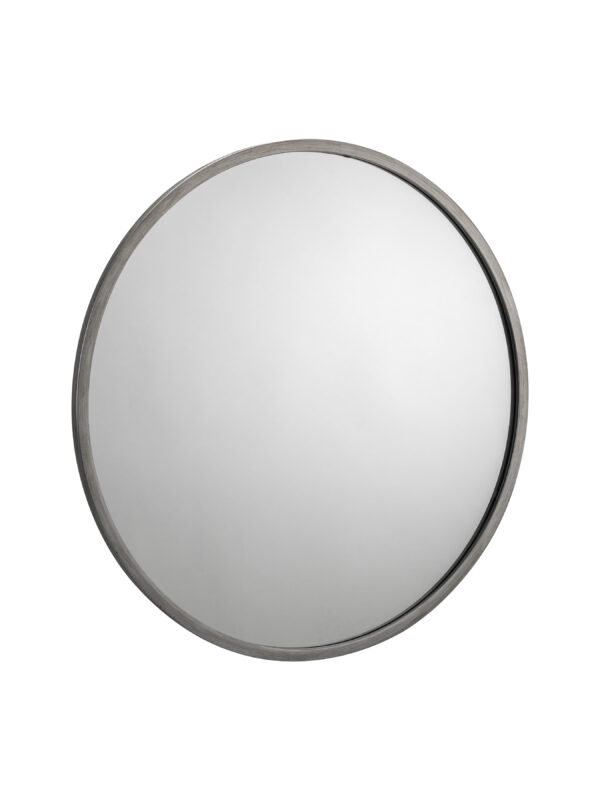 Octave Round Pewter Wall Mirror - Image 2