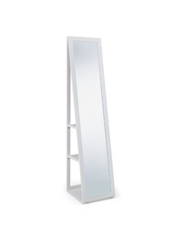 Fresco White Storage Mirror - Image 3
